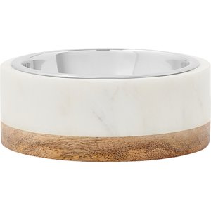 Frisco Marble Stainless Steel Dog & Cat Bowl, 1 Cup