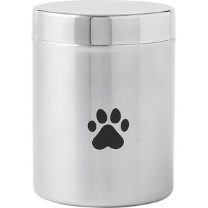 Frisco Fish Bone Print Stainless Steel Storage Canister, Sliver, 6 Cup