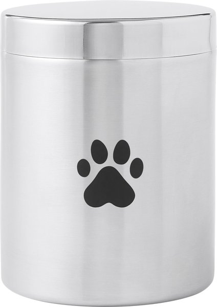 Frisco Fish Bone Print Stainless Steel Storage Canister, Sliver, 10 cup slide 1 of 6
