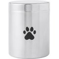 Frisco Fish Bone Print Stainless Steel Storage Canister, Sliver, 10 Cup