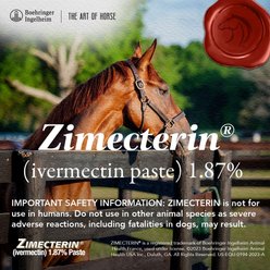 Zimecterin Ivermectin Oral Paste Horse Dewormer, .21-oz syringe, 1 count slide 2 of 8