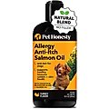 PetHonesty Allergy Anti-Itch Salmon Oil Turkey Flavored Liquid Allergy Supplement for Dogs, 16-oz bottle