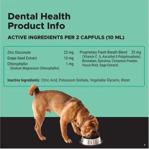 PetHonesty Oral Hygiene Dog Dental Water Additive, 8-oz bottle