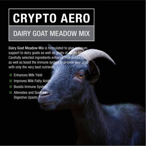 Crypto Aero Dairy Goat Meadow Mix Goat Feed, 50-lb bag