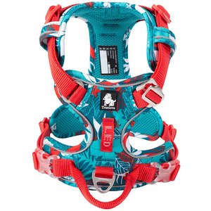 Chai's Choice Best Tropic Thunder Edition No-Pull Dog Harness, Aqua, Medium: 22 to 27-in chest