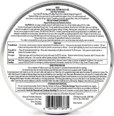 Show full view: Hartz Ultra Guard ProMax Flea & Tick Collar for Dogs, 2 collars (12-mos. supply), Blue slide 2 of 7