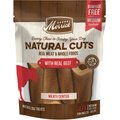 Merrick Natural Cuts Medium Real Beef Flavor Rawhide Free Dog Treats, 4 count