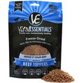 Vital Essentials Beef Freeze-Dried Raw Grain-Free Dog & Cat Food Topper, 6-oz bag