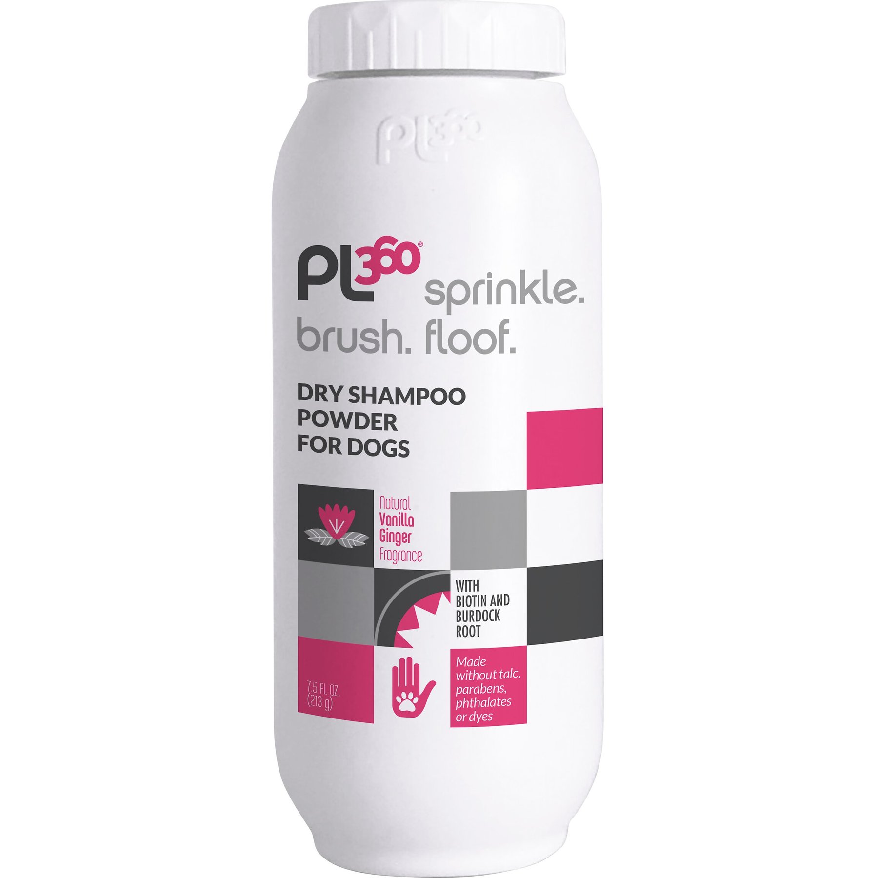 PL360 Sprinkle. Brush. Floof. Natural Vanilla Ginger Fragrance Dry Dog