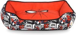 Fetch For Pets Marvel Spiderman Comic Book Cuddler Dog Bed, Red slide 2 of 5