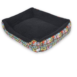 Fetch For Pets Minions Minions In A Row Cuddler Dog Bed, Blue