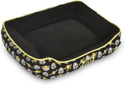 Fetch For Pets Star Wars Mandalorian Child In A Cradle Cuddler Dog Bed, Black