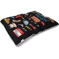Fetch for Pets Friends Iconic Friends Graphics Napper Dog Bed, Black