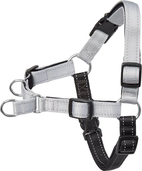 Frisco Padded Reflective No Pull Harness, Gray/Black, M/D slide 1 of 7