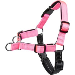 Frisco Padded Reflective No Pull Harness, Pink/Black, SM