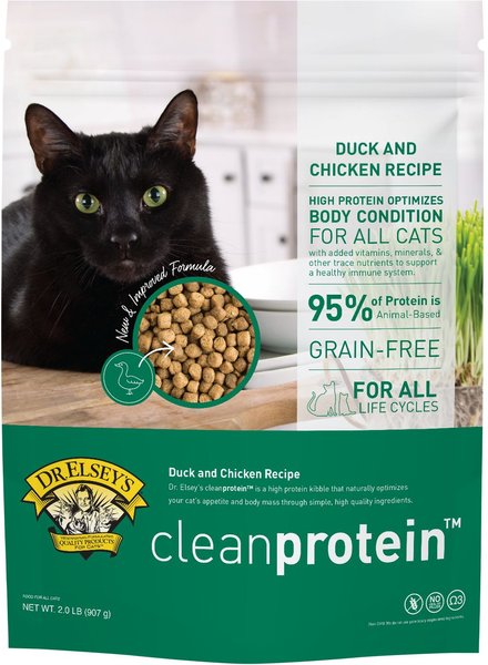 Dr. Elsey's cleanprotein Duck Kibble Cat Dry Food