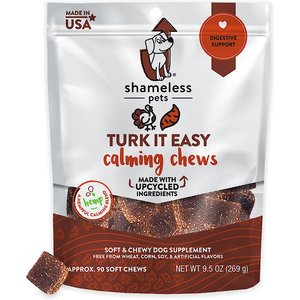 Shameless Pets Turk It Easy Calming Chews Dog Supplement, 90 count