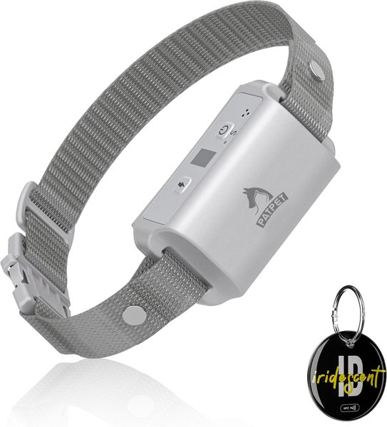 PATPET A01 Anti-Bark Training Dog Collar, Grey slide 1 of 10