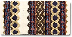 Mayatex Riverland Wool Horse Saddle Blanket, Cream