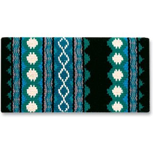 Mayatex Riverland Wool Horse Saddle Blanket, Turquoise