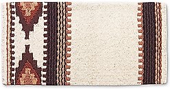Mayatex Cowtown Wool Horse Saddle Blanket, Cream