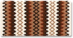 Mayatex Arroyo Seco Heavyweight Wool Horse Saddle Blanket, Cream