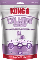 KONG Calming Chews Medium & Large Dog Supplement, 60 count