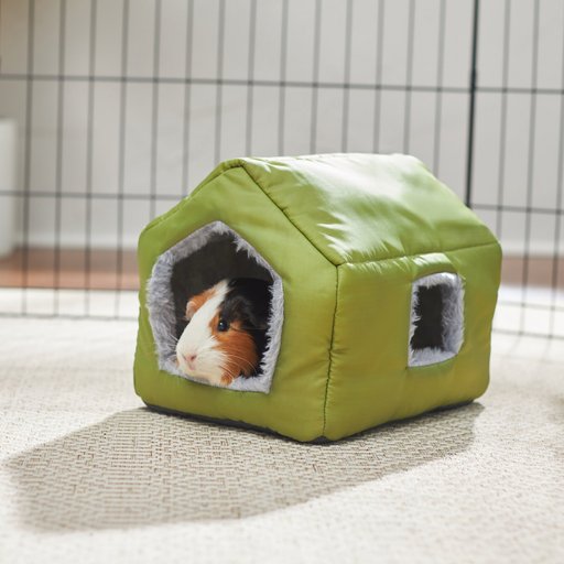 Frisco Forest Plush Small Pet House, Green