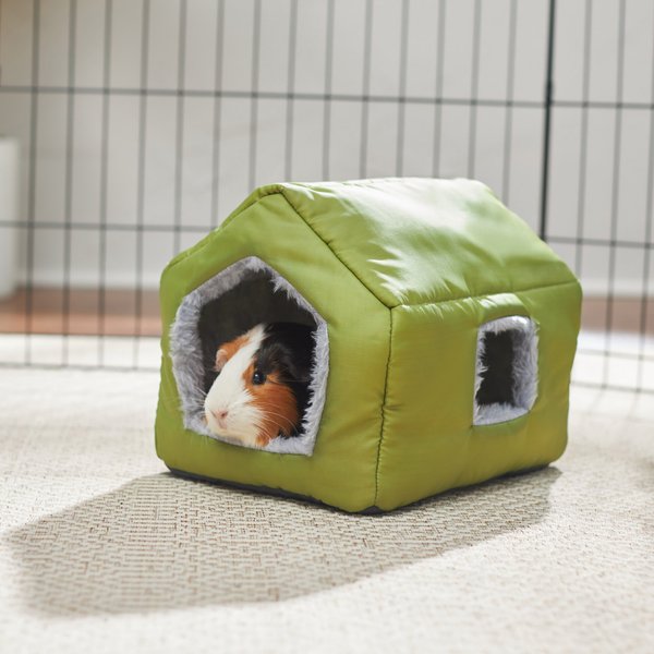 Frisco Forest Plush Small Pet House, Green slide 1 of 4