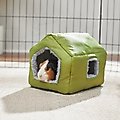 Frisco Forest Plush Small Pet House, Green