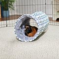 Frisco Geometric Small Pet Crinkle Plush Tunnel, Multi Color