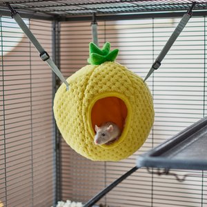 Frisco Pineapple Small Pet Hideaway, Yellow