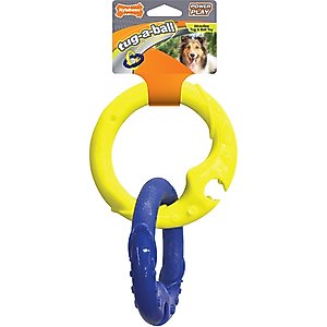 Nylabone Power Play Tug-a-Ball 2-in-1 Ball & Tug Dog Toy, Large