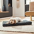 Frisco Swirl Dog Crate Mat, Gray, 36-In