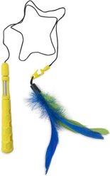 JW Pet Flutter-Ee Feathers Telescopic Wand Cat Toy slide 1 of 3