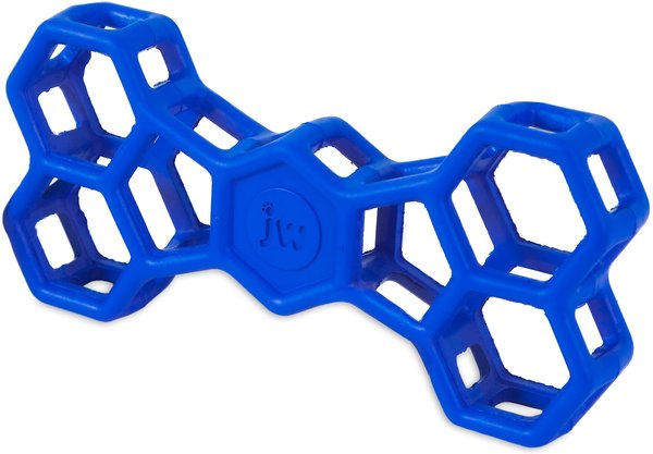 JW Large Squeaky Barbell Dog Toy, Assorted Colors - Shop Chew Toys