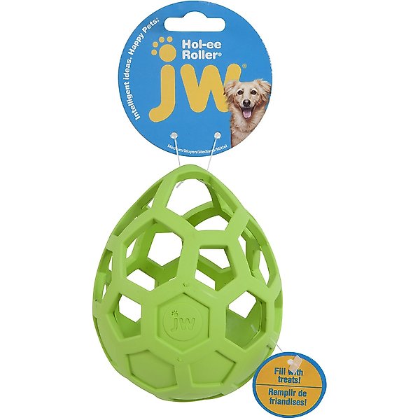 JW PET Hol-ee Roller Egg Dog Toy, Color Varies, Small - Chewy.com