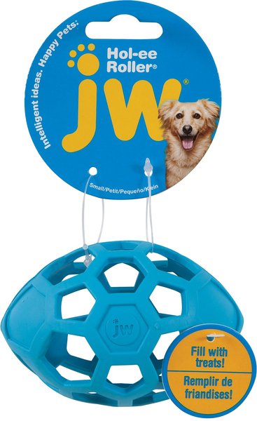 JW Pet Hol-ee Roller Egg Dog Toy, Color Varies, Small slide 1 of 3