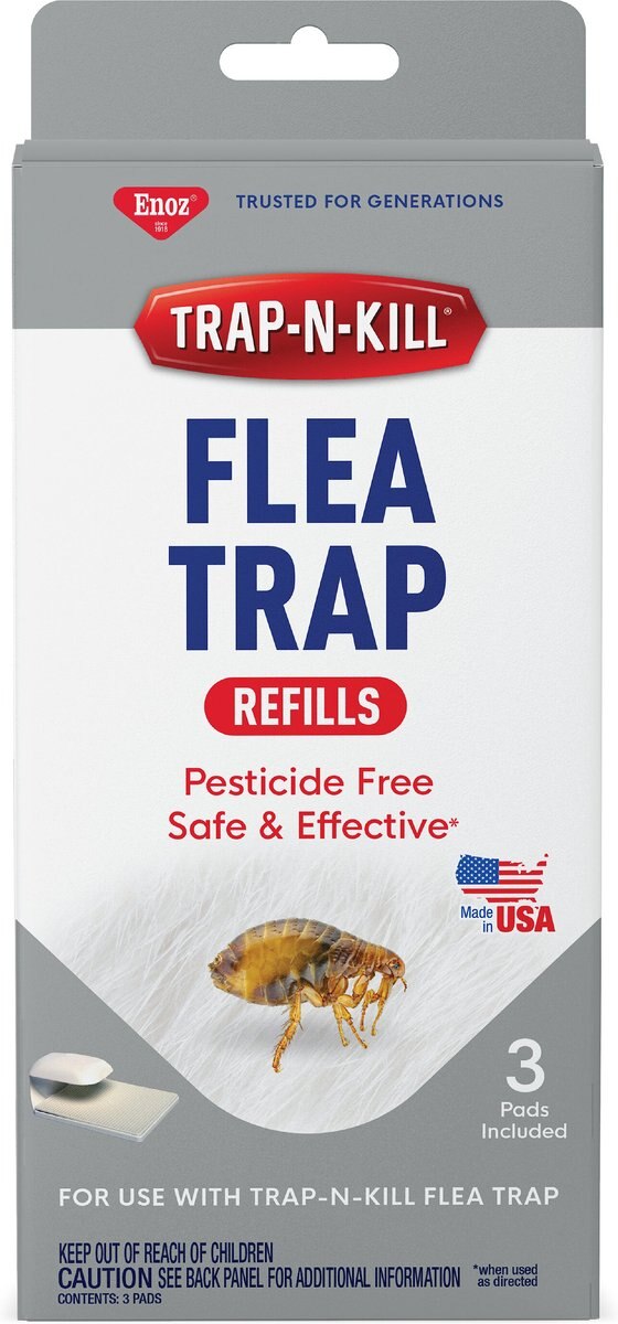 ENOZ Trap-N-Kill Flea Trap Refill, 3 count
