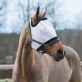 Horze Equestrian Horse Fly Mask, Black/White, Full