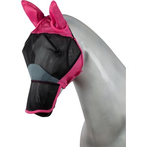 Horze Eira Horse Fly Mask, Pink, Cob