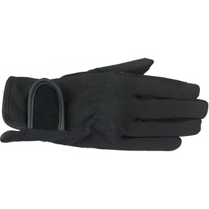 Horze Multi-Stretch Horse Riding Gloves, Black, Medium