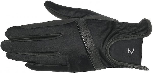 Horze Women's Evelyn Breathable Horse Riding Gloves, Black, 6 slide 1 of 5