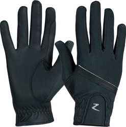 Horze Equestrian Women's Evelyn Breathable Horse Riding Gloves, Dark Navy, 7
