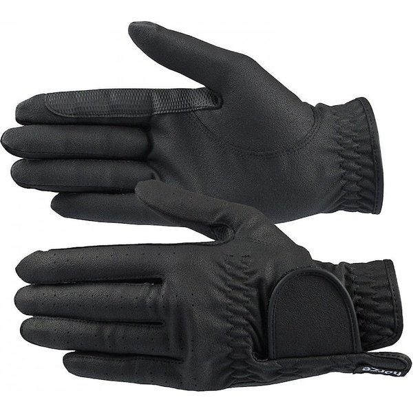 Horze Horse Grooming Gloves, Black