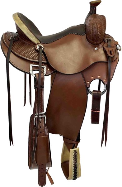Colorado Saddlery Bitterroot Rancher Horse Saddle, Heavy Oiled Leather