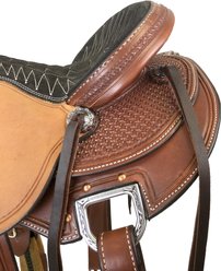 Colorado Saddlery Colorado Rancher Horse Saddle, Heavy Oiled Leather, 14-in, Quarter Horse slide 2 of 3