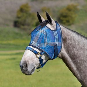 Kensington Protective Products Signature Fly Horse Mask, Kentucky Blue, Large