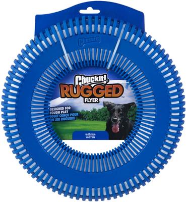Show full view: Chuckit! Rugged Flyer Dog Toy, Color Varies, Medium slide 3 of 5