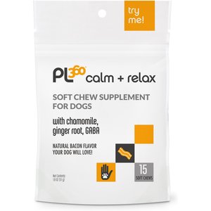 PL360 Calming Soft Chew Dog Supplement, 15 count